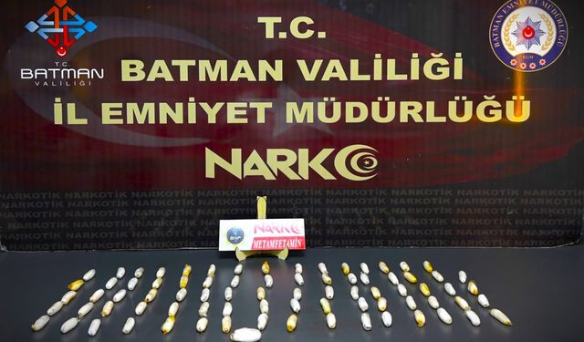 Batman'da 4 şüphelinin midesinden uyuşturucu çıktı