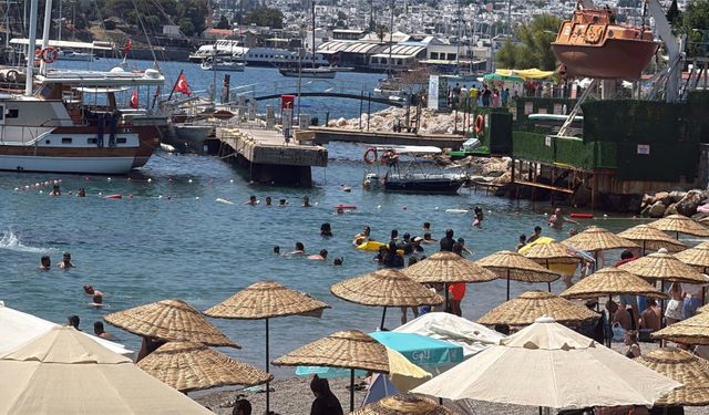 Bodrum'da turist yoğunluğu