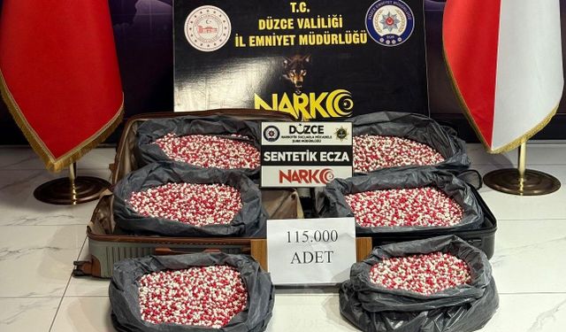 Düzce'de uyuşturucu operasyonu