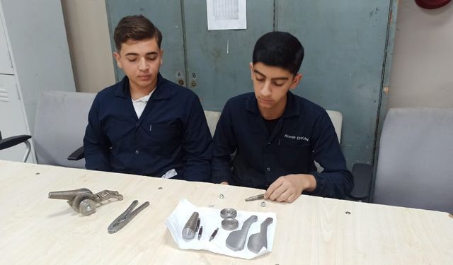 İskenderun Endüstri Meslek Lisesi'nde Öğrencilerden Son Teknoloji Üretim