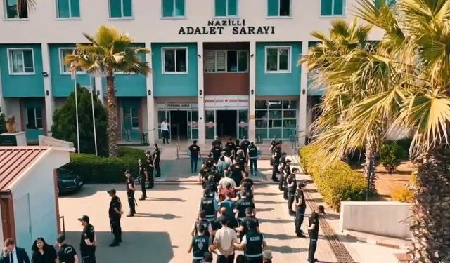 Nazilli'de mekan ve araç kurşunlayan suç örgütüne operasyon: 7 kişi tutuklandı