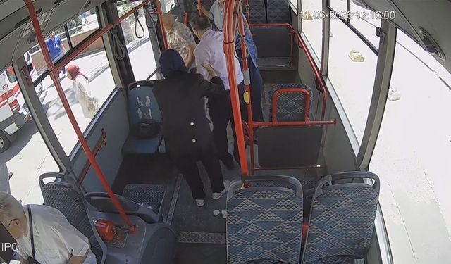 Otobüste fenalaşan yolcu için güzergah değiştirildi