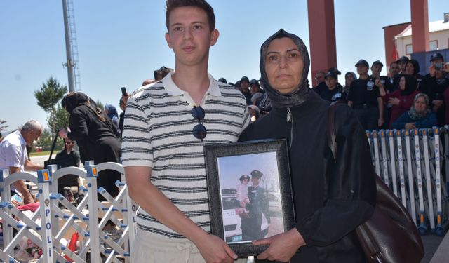 Şehit polisin emaneti mezun oldu