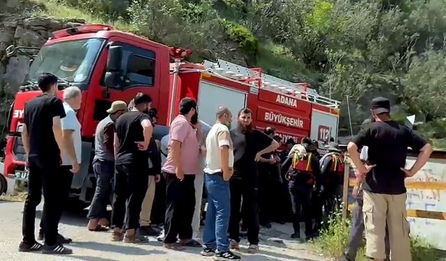 Serinlemek için girdiği çayda kayboldu