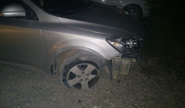 Trafik levhasına çarpıp kaçan alkollü sürücü cezadan kaçamadı