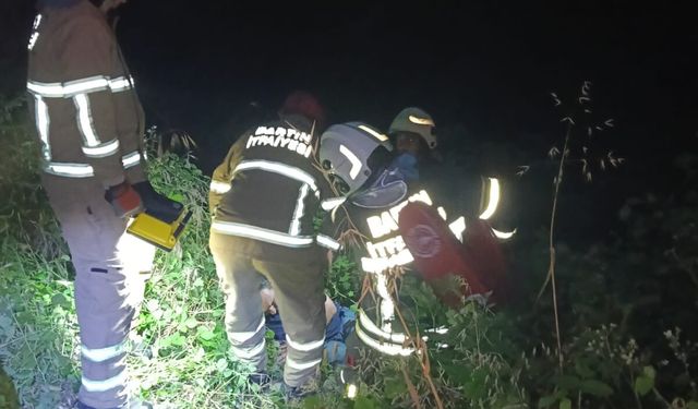Tuvalet ihtiyacını gidermek isteyen alkollü şahıs ırmağa düştü