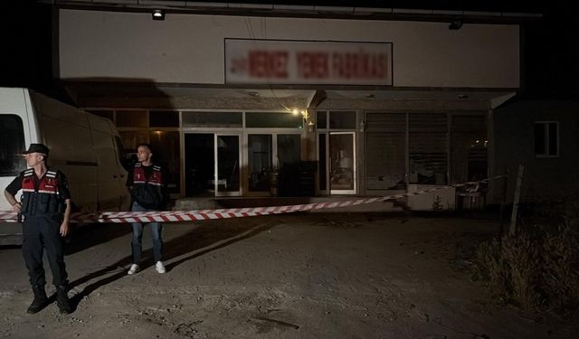 Yemek fabrikasına silahlı saldırı: 1 ölü