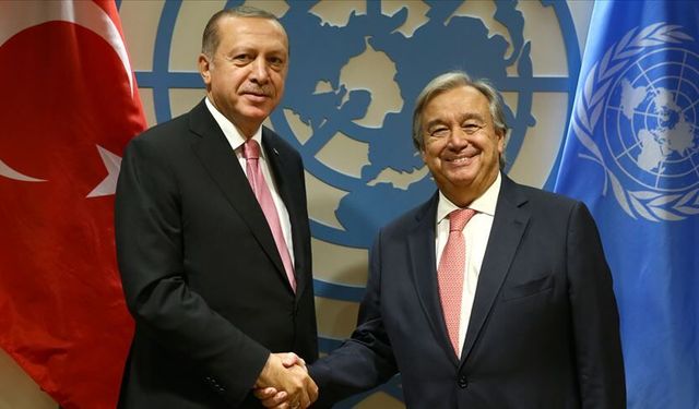 Cumhurbaşkanı Erdoğan ve Antonio Guterres telefonda görüştü