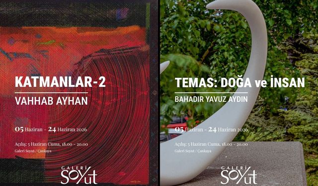 Galeri Soyut’ta iki yeni sergi sanatseverlerle buluşuyor
