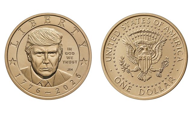 ABD'de Trump'ın Yer Aldığı Altın Para Basılacak