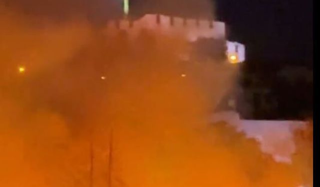 Ankara Kalesi Çevresindeki Otluk Alanda Yangın