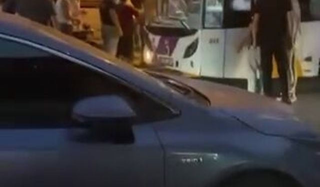 Belediye otobüs şoförü saldırıya uğradı!