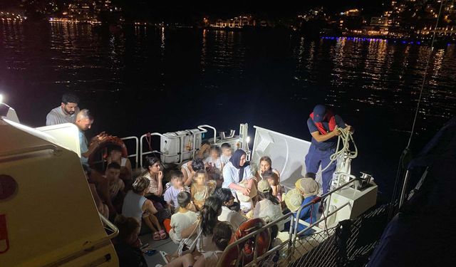 Bodrum'da kaçak göçmen operasyonu