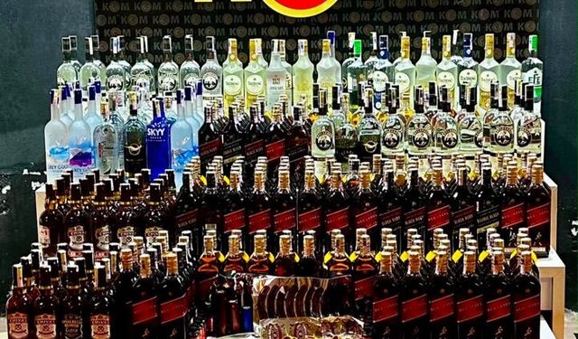 Bursa'da 297 Şişe Sahte Alkollü İçki Ele Geçirildi
