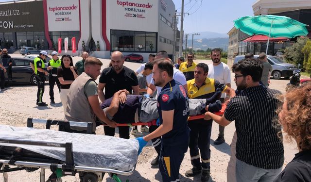 Bursa'da korkutan cip kazası