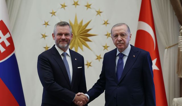 Cumhurbaşkanı Erdoğan ve Peter Pellegrini görüştü