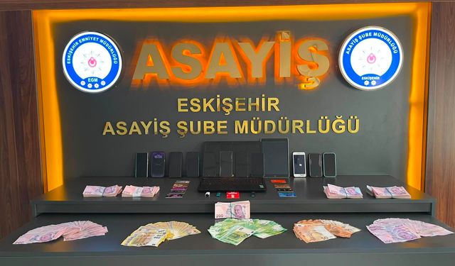 Eskişehir'de dolandırıcılık operasyonu