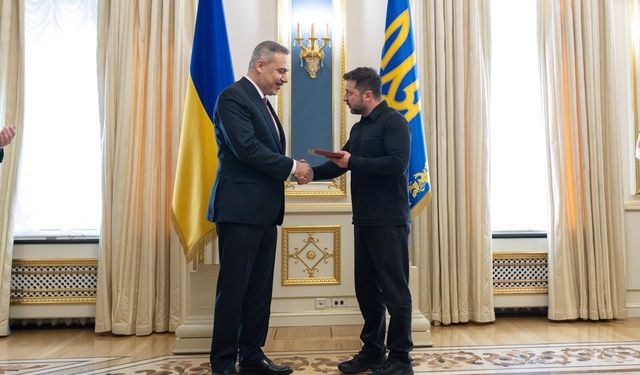 Hakan Fidan, Zelenskiy tarafından kabul edildi