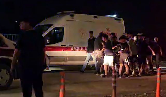 Hatay'da cip köprüden düştü