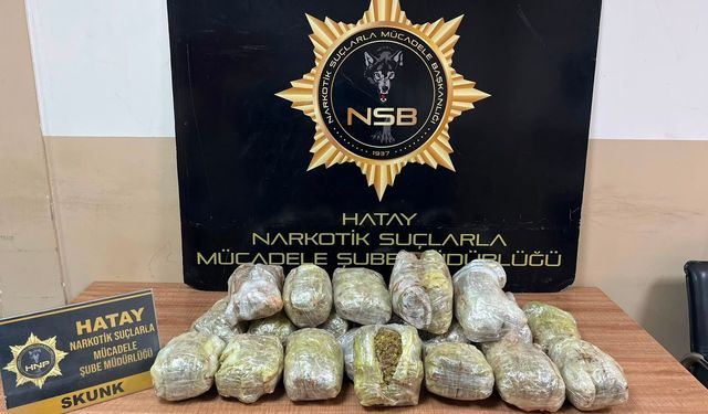 Hatay’da Uyuşturucu Operasyonu: 4 Şüpheli Tutuklandı