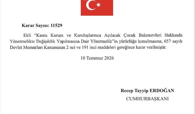 Kamu kurumlarındaki çocuk bakımevleri yaygınlaştırılacak