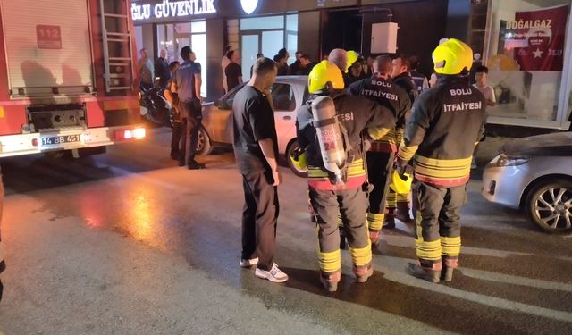 Patlayan apartman aydınlatması bina sakinlerini tedirgin etti
