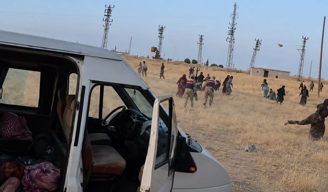 Şanlıurfa'da iki aile arasında taşlı sopalı kavga!