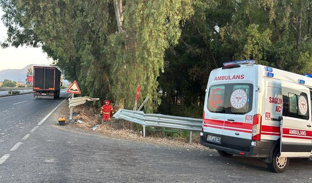 Şarampole yuvarlanan sürücü hayatını kaybetti