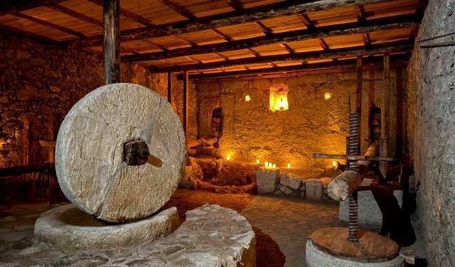 'Syedra Antik Kenti'ndeki Zeytinyağı İşliği Restore Edildi'