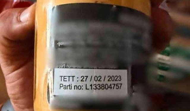 Tarihi geçmiş 1,2 ton ürüne el konuldu