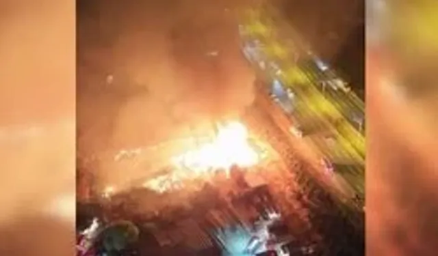 Ankara’da palet deposunda korkutan yangın