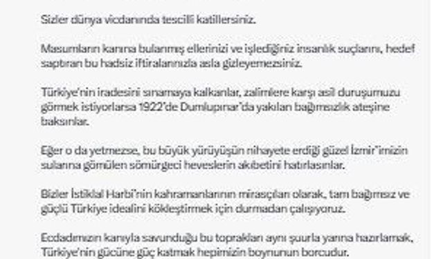 AK Parti'li İnan'dan Netanyahu'ya tepki