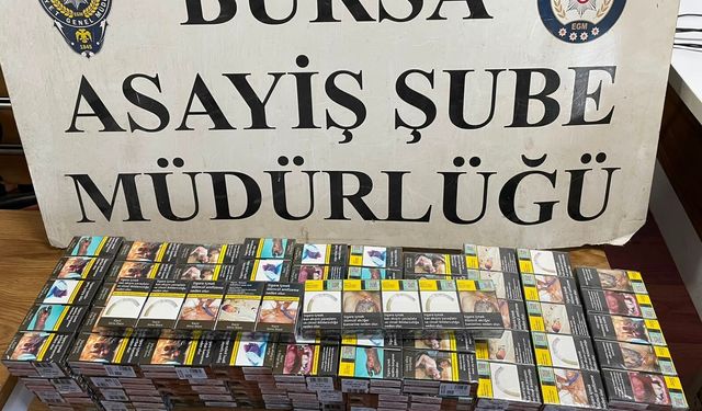Bursa'da Çaldığı Sigaralar Bulununca Serbest Kaldı