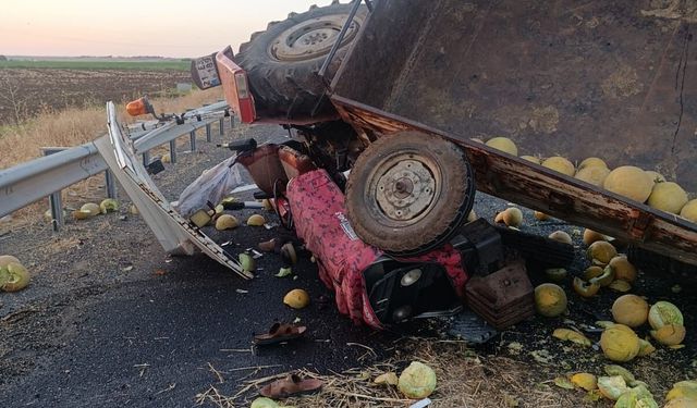 Diyarbakır’da minibüs traktöre çarptı: 2 ölü, 6 yaralı