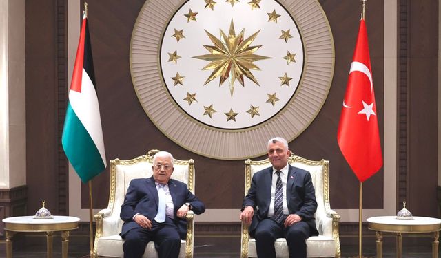 Filistin Devlet Başkanı Türkiye'ye geldi