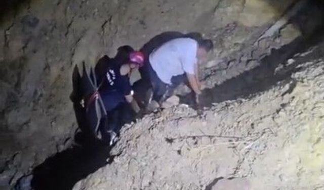 Göksu Nehri'nde mahsur kalan kişileri ekipler kurtardı