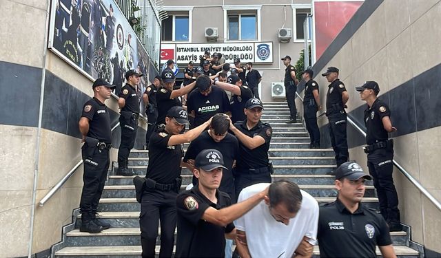 İstanbul'da suç örgütlerine operasyon