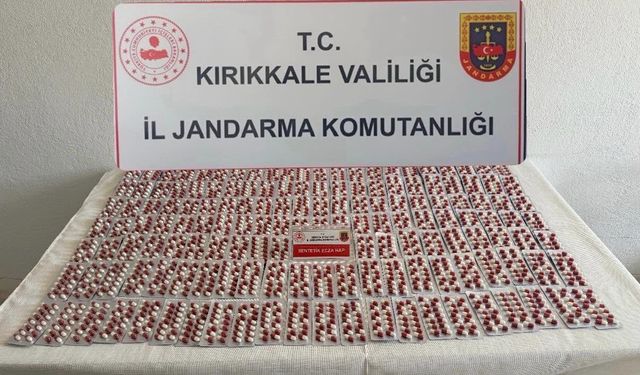 Kırıkkale’de uyuşturucu operasyonu: 2 bin 486 sentetik hap ele geçirildi