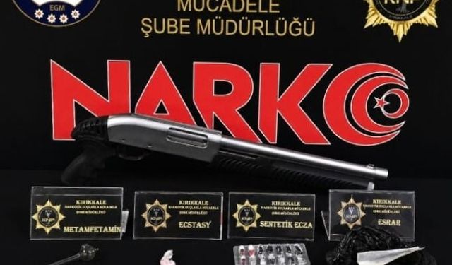 Kırıkkale'de uyuşturucu ya yönelik operasyon