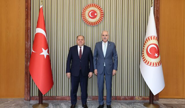 Kurtulmuş, Yargıtay Başkanı Kerkez'i kabul etti