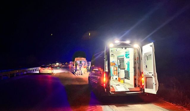 Manisa'da Otomobil Şarampole Savruldu