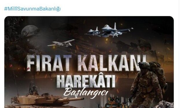 MSB'den Fırat Kalkanı Harekatı'nın 10'uncu yıl dönümü paylaşımı