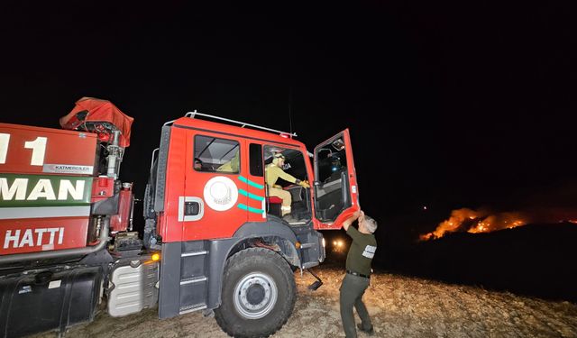 Adana'da çöplük alanda yangın meydana geldi