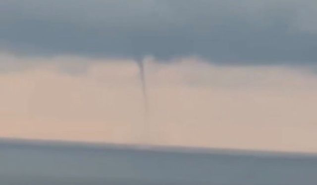 Amasra'da çıkan hortum korkuttu