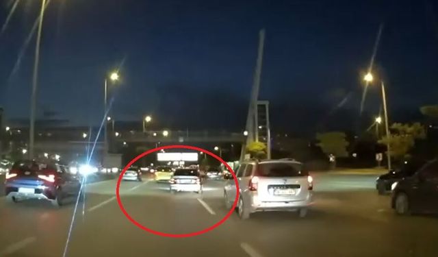 Ankara'da makas atan sürücü kazaya sebep oldu
