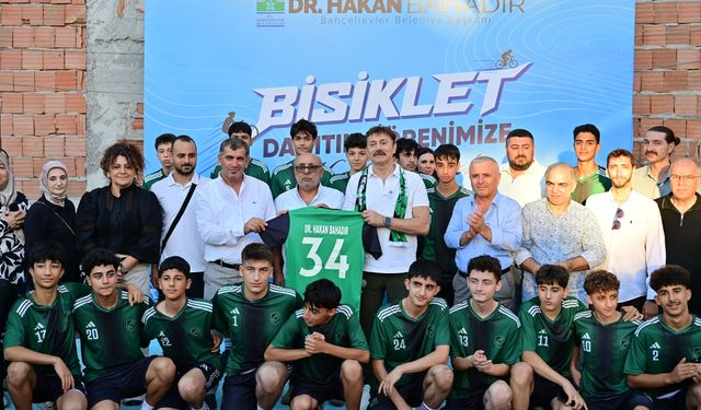 Bahçelievler’de 44’üncü bisiklet dağıtımı