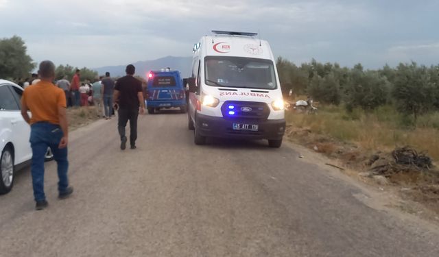 Manisa’da feci kaza: Motosiklet sürücüsü hayatını kaybetti