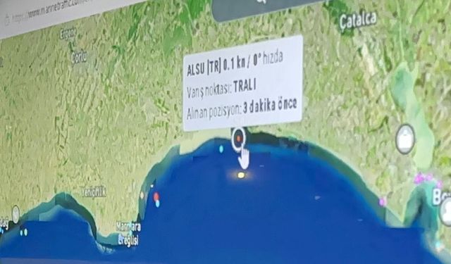 Silivri açıklarında batan gemi için arama kurtarma çalışmalarında 24 saat geride kaldı