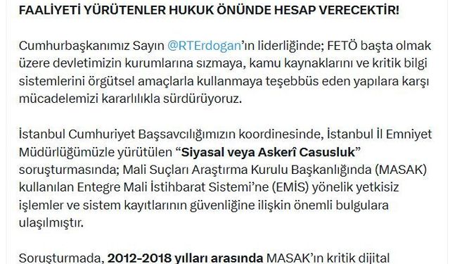Siyasi-askeri casusluk soruşturması
