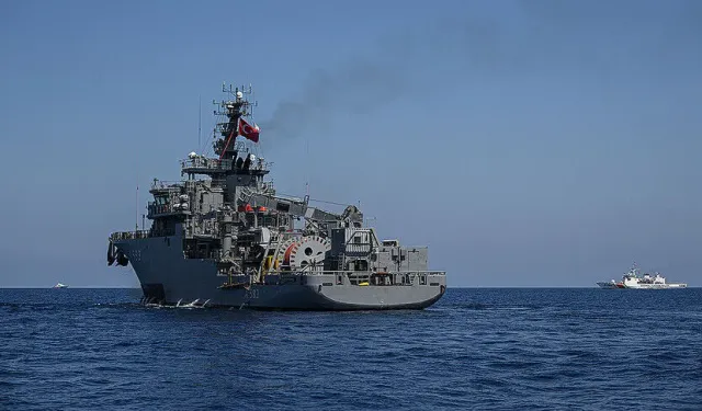 Girne açıklarında batan geminin enkazına ulaşıldı